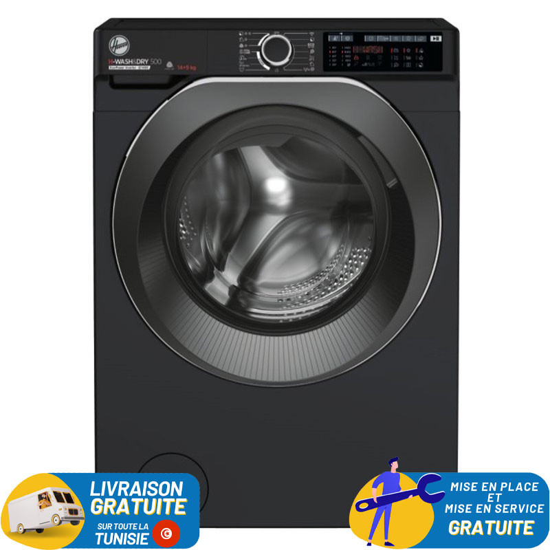 Lavante Séchante Hoover H-Wash & Dry 500 Inverter 14 Kg 9 Kg Bluetooth