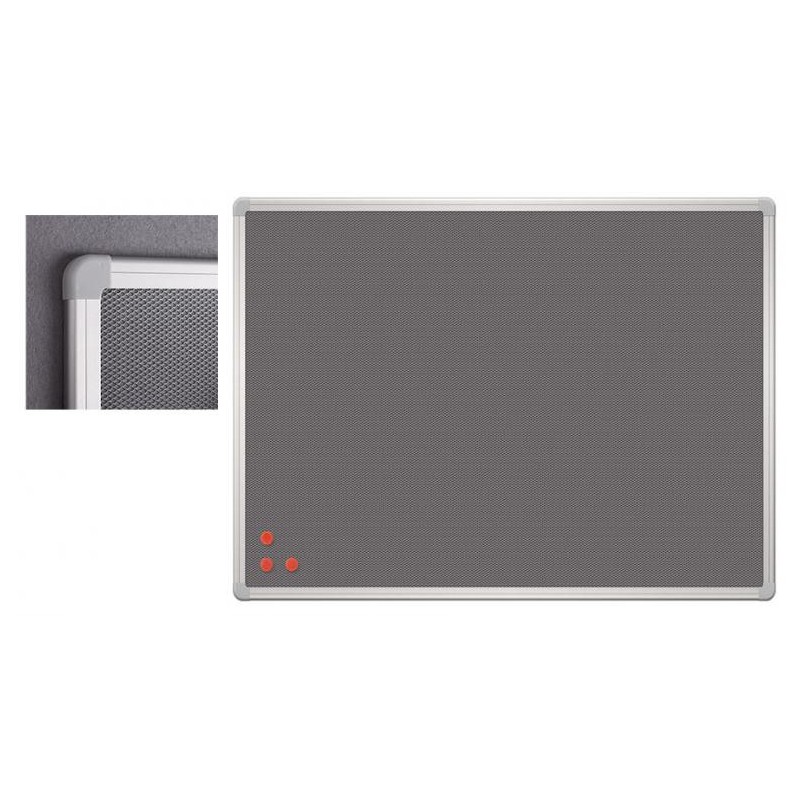 Microsoft Tableau d'affichage 2x3 Magnétique PinMag Metal Tissu 120 x 90 cm